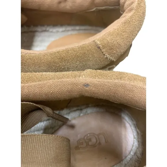 Ugg &quot;Brianna&quot; Espadrille Sneakers Chestnut Suede SZ US 12