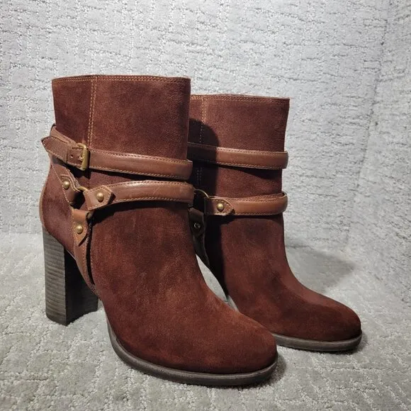 UGG Australia Dandridge Women's Size 9 US Brown Suede Ankle Boots 1019010