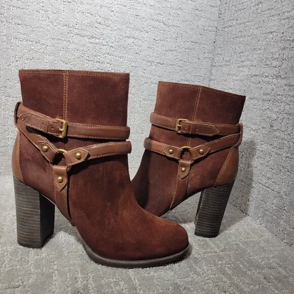 UGG Australia Dandridge Women's Size 9 US Brown Suede Ankle Boots 1019010