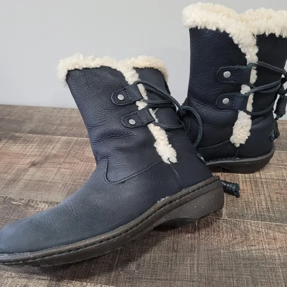 Ugg Black Leather Boots