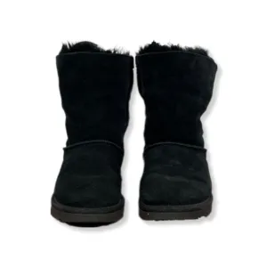 UGG Black leather comfy winter boots