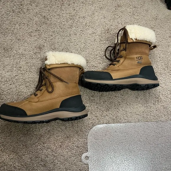 UGG Brown Shearling-Lined Boots