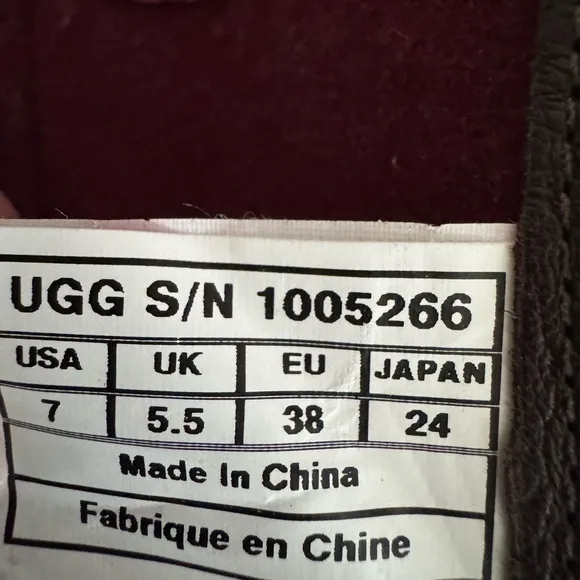 UGG Brown Wedge Suede waterproof Boots with Zipper