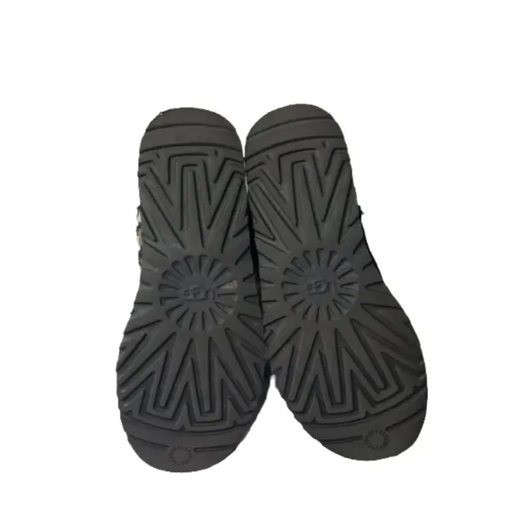 UGG Classic Tall II Boots Black Suede Women's Size 6 Retail $200