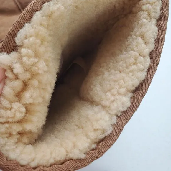 UGG Classic Tall II Chestnut‎ Suede Fur Boots Womens Size 5 -NIB- Mujer