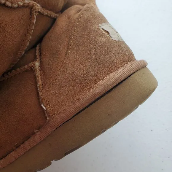 UGG Classic Tall II Chestnut‎ Suede Fur Boots Womens Size 5 -NIB- Mujer
