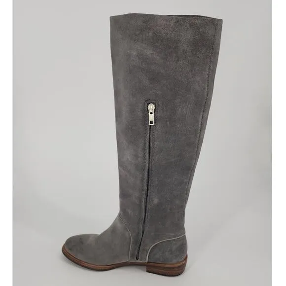 UGG Daley Grey Suede Tall Boots Women's Size 7.5