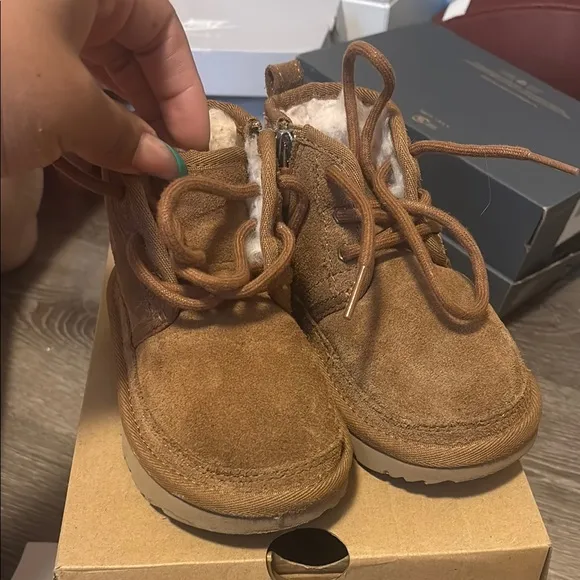UGG Kids Brown Suede Boots