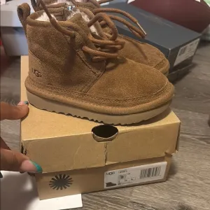 UGG Kids Brown Suede Boots
