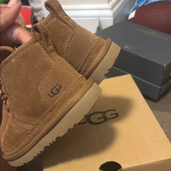 UGG Kids Brown Suede Boots