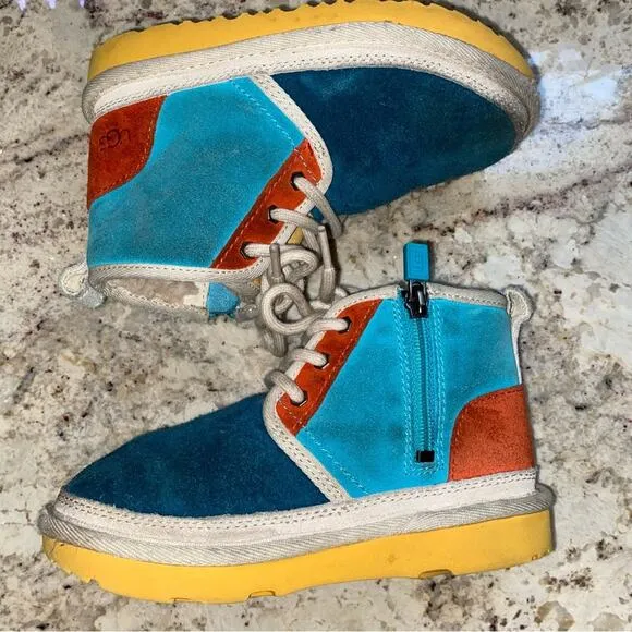 Ugg Kids Neumel Mashup Lace-Up Boots Kids 11 EU 28.5 EUC