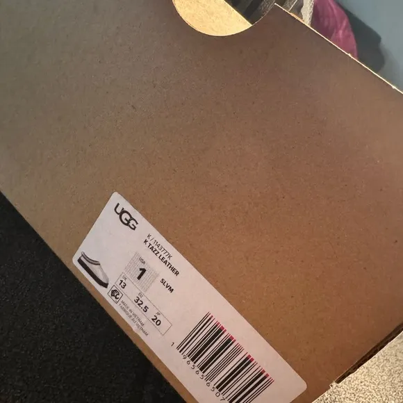 UGG Kids Shoes in Silver and Black