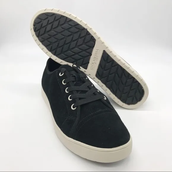 UGG Koolaburra Kellen Lace Suede Black Sneakers