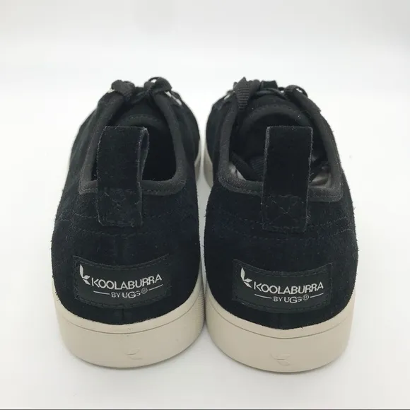 UGG Koolaburra Kellen Lace Suede Black Sneakers
