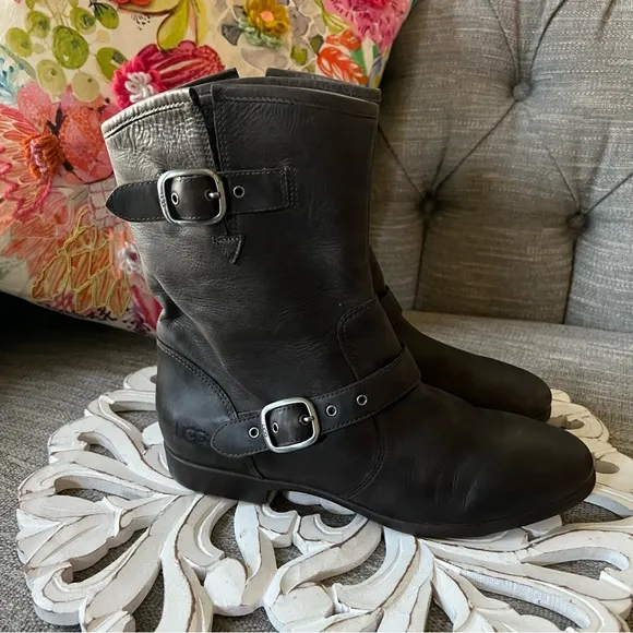 UGG Leather Boots Women’s 8