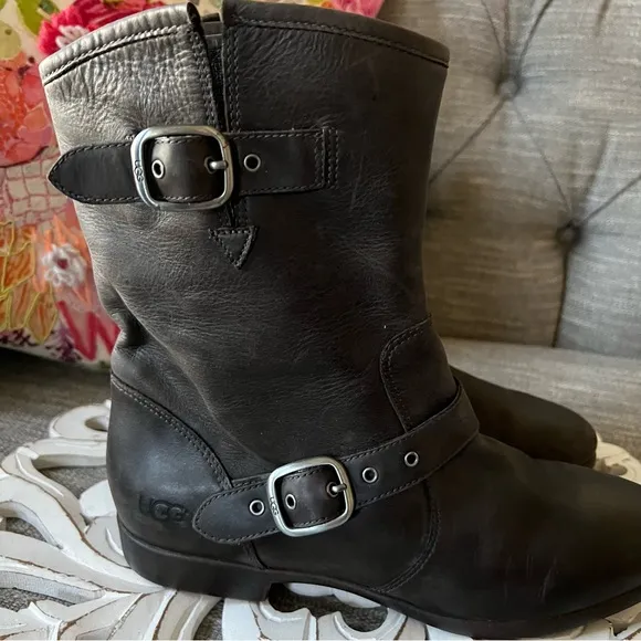 UGG Leather Boots Women’s 8