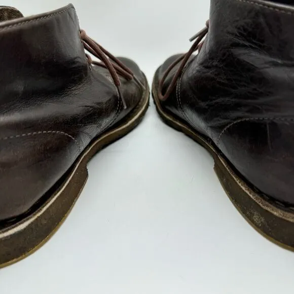 UGG Leighton Men's Lace-Up Chukka Boot In Chocolate Brown Sz 11 Business Casual