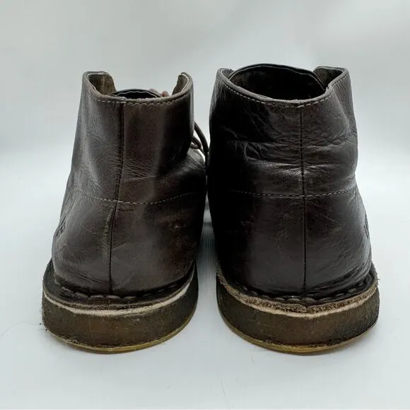 UGG Leighton Men's Lace-Up Chukka Boot In Chocolate Brown Sz 11 Business Casual