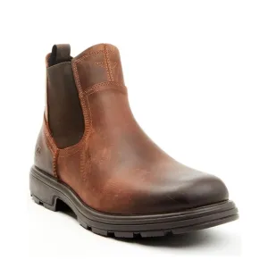UGG Men's Biltmore Chelsea Boots, Cognac Brown, Size 11