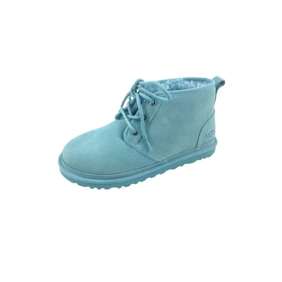 UGG Men's Blue Neumel Classic Suede Lace-Up Chukka Boot Shoes Size US 7 Lined