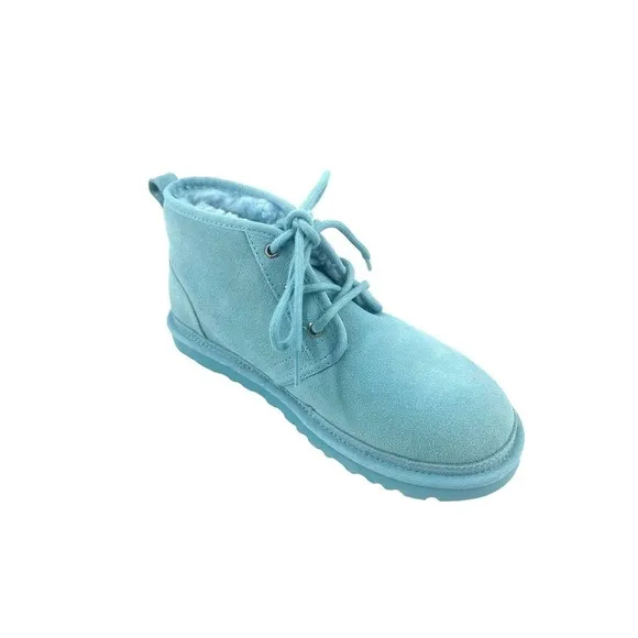 UGG Men's Blue Neumel Classic Suede Lace-Up Chukka Boot Shoes Size US 7 Lined