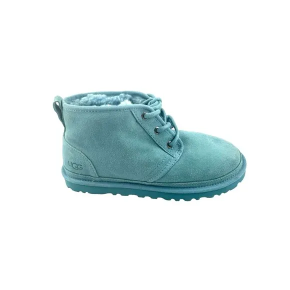 UGG Men's Blue Neumel Classic Suede Lace-Up Chukka Boot Shoes Size US 7 Lined