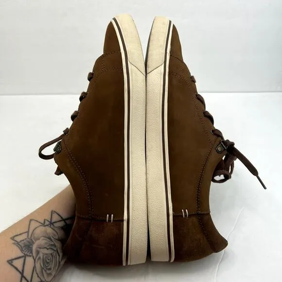 Ugg Mens Brock Brown Suede Lace Up Sneakers