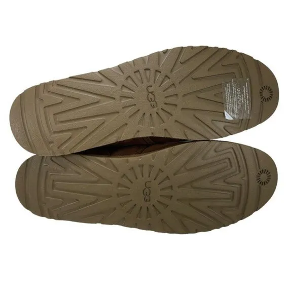 UGG Men's Suede Maksim Chukka Lace Up Boots in Tan Size 17