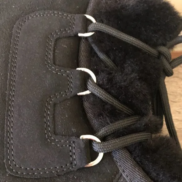 UGG Mukluk Revival Suede Sheepskin Boots Womens size 7