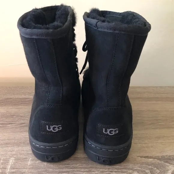 UGG Mukluk Revival Suede Sheepskin Boots Womens size 7