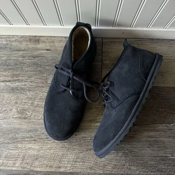 UGG Navy Blue Suede Maksim Chukka Boots Mens 12