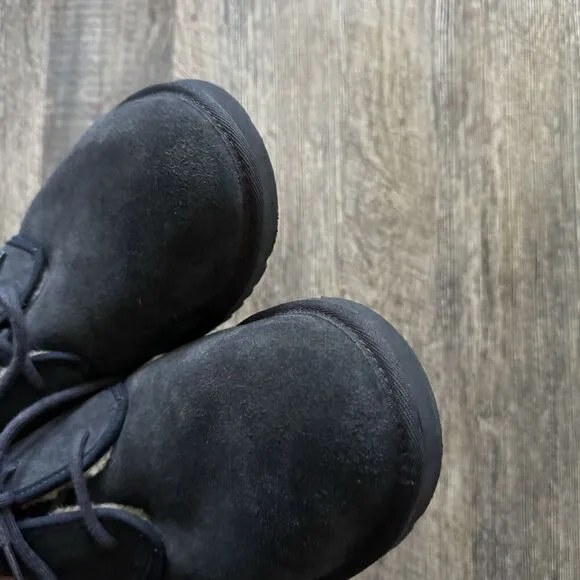 UGG Navy Blue Suede Maksim Chukka Boots Mens 12