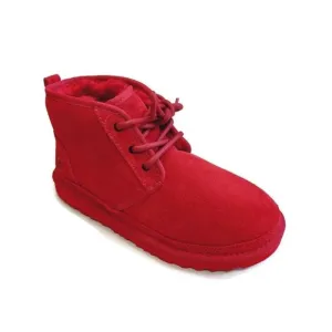 UGG Neumel Ankle Chukka Casual Suede Boots Mens Size 9 Womens 10 Samba Red 3236