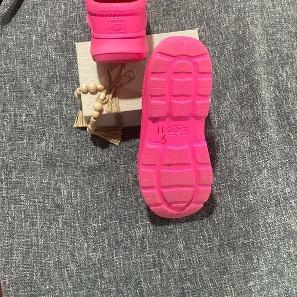 UGG Pink Rubber Shoes