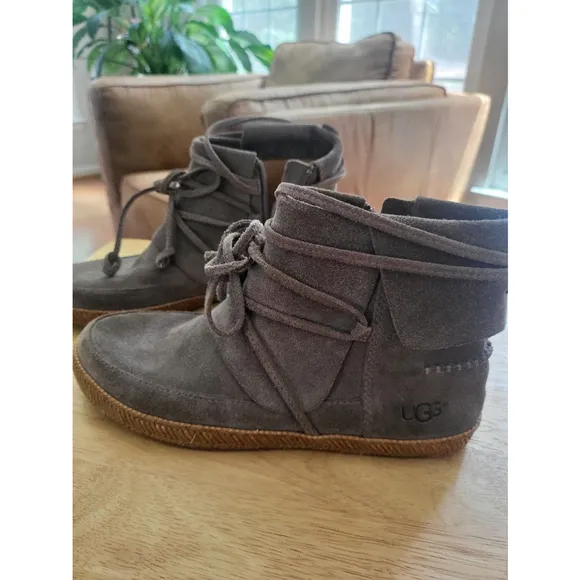 UGG Suede Boots Gray Size 5