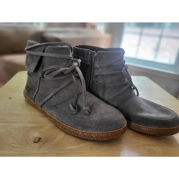 UGG Suede Boots Gray Size 5