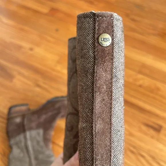 UGG Suede Embroidery Elegant Boots