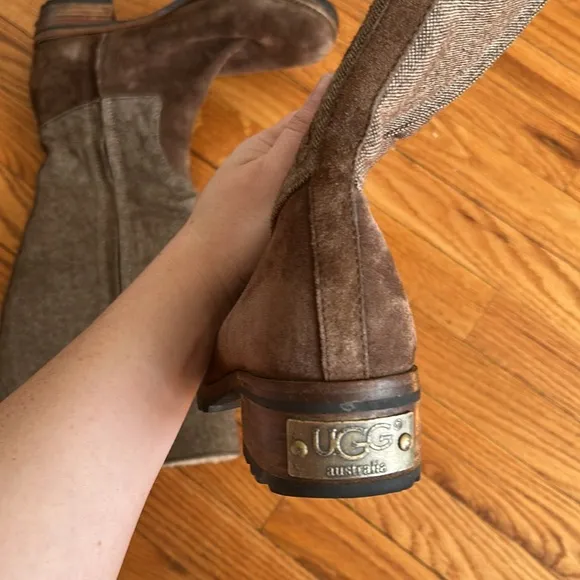 UGG Suede Embroidery Elegant Boots