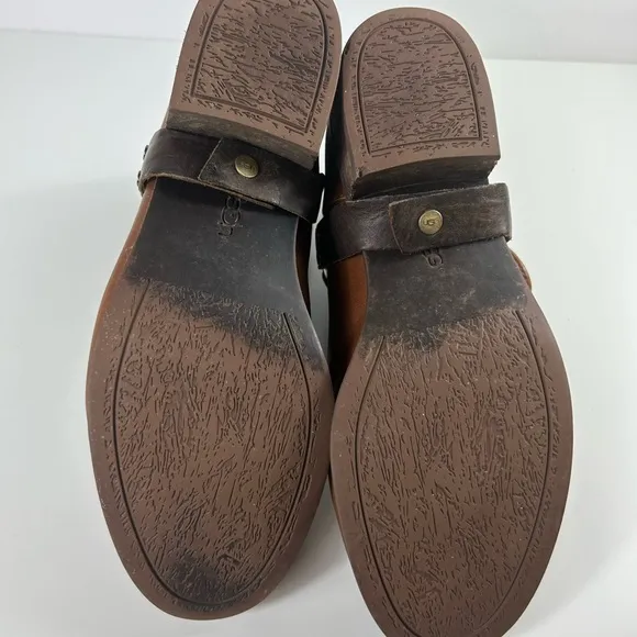 Ugg Women Darling Harness Whiskey Brown Leather Boots