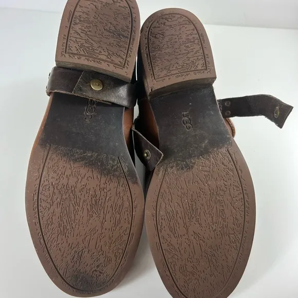Ugg Women Darling Harness Whiskey Brown Leather Boots