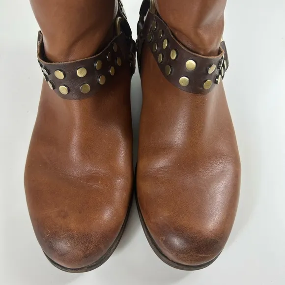 Ugg Women Darling Harness Whiskey Brown Leather Boots