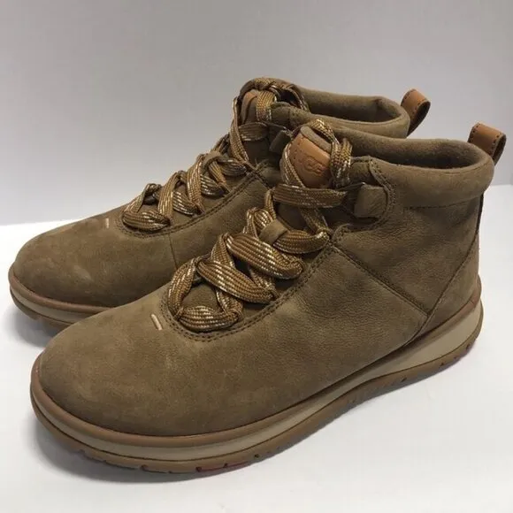 UGG Women’s Lakesider, Brown Waterproof Ankle Booties, Size 8.5M