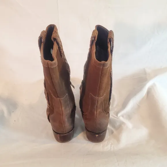 Ugg Women's Size 8 Brown Jaspan Equestrian Riding Brown Leather Suede Boots