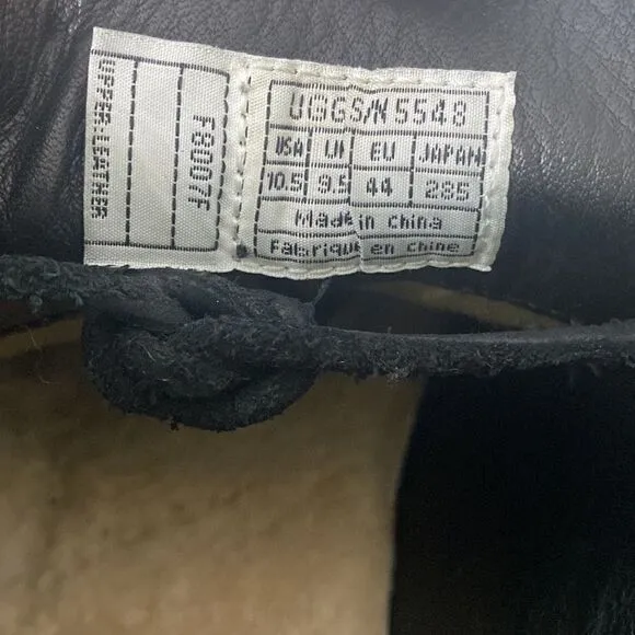 UGG “Dean” Ankle Leather Boots
