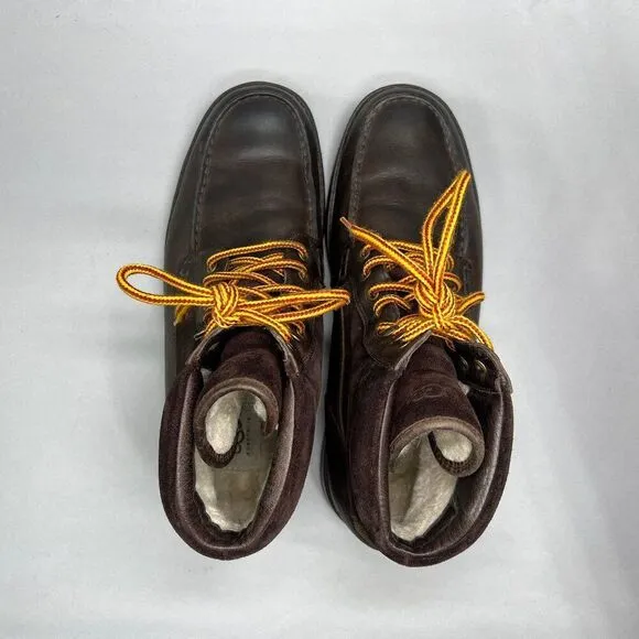 UGG Men's Size 12 Barrington Brown Leather Waterproof Boots