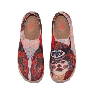 UIN Women's Sneaker Canvas Slip-On Ladies Travel Shoes (Taurus Toledo I Women)