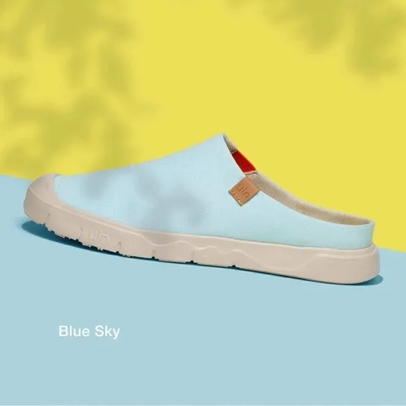 UIN Women's Fashion Slippers Walking Casual Shoes (Blue Sky Cadiz III)