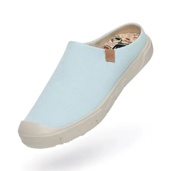 UIN Women's Fashion Slippers Walking Casual Shoes (Blue Sky Cadiz III)