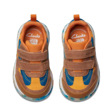 UK 4 Brown Stegosaurus Trainer