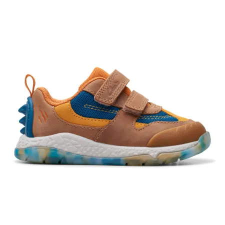 UK 4 Brown Stegosaurus Trainer